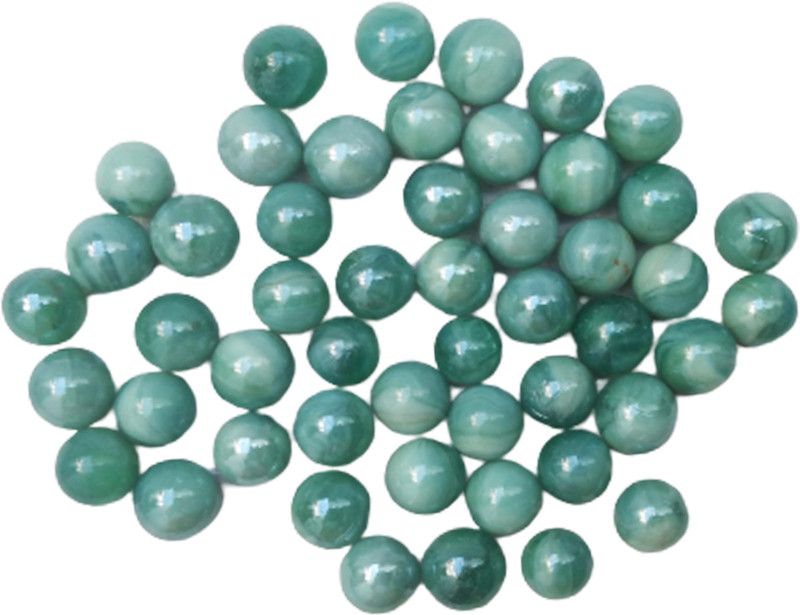 Jiyansh Traders 50 Pcs Green OR Cloud Green Colour Kanche in Outdoor Toy 50 Pieces  (Green)