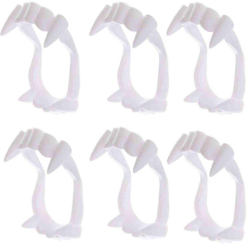 VK MART Plastic Makeup Teeth (Pack of 6) Magic Kit Gag Toy  (Multicolor)