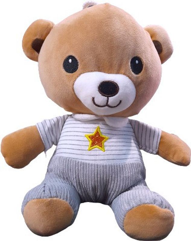 rishi Teddy Bear For Kids - 30 cm  (Multicolor)