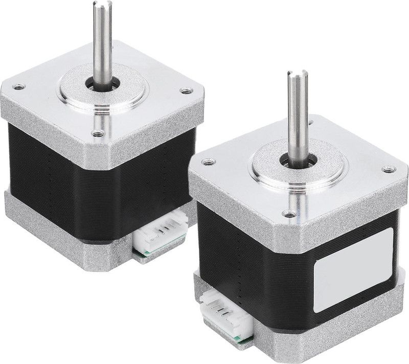 REES52 NEMA17 4 kg-cm Stepper Motor , 2 Pcs Nema 17 4 Kg-cm Bipolar Stepper Motor 10mm shaft For 3D Printer Motor Control Electronic Hobby Kit
