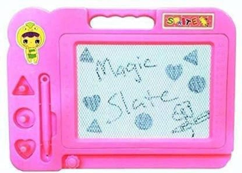 Uprising Store Children Magic Slate Pen Doodle Pad Eraser Drawing Easy Reading Writing Learning Graffiti Board Kids Educational Toy Magnetic Painting Sketch Pad (Multicolor)  (Multicolor)
