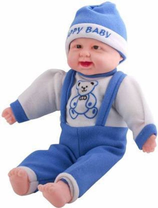RTW COLLECTIONS Baby Musical and Laughing Boy Doll, Touch Sensors, Blue (Blue)  (Blue)