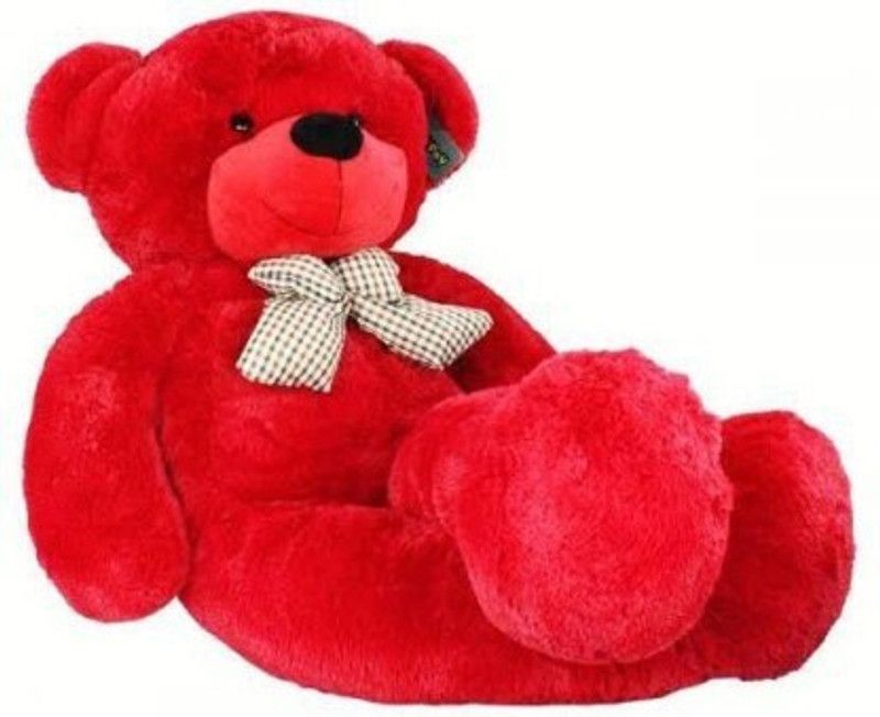 MasKa 5 feet red teddy bear ( some one) st d . (Red) - 140 cm  (Red)