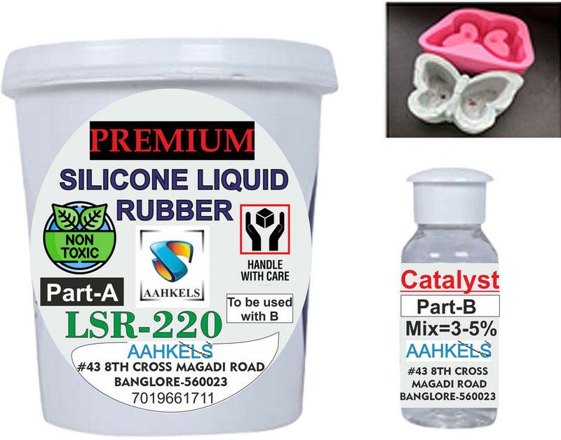 AAHKELS Liquid Silicone rubber - LSR 220 (1 KG) Slow