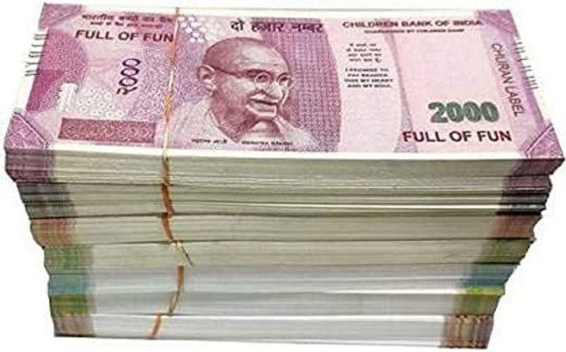 BBS DEAL Combo (16 Each x 7=112 Nakli Note) Playing Indian Currency Notes for Fake Note Gag Toy  (Multicolor)
