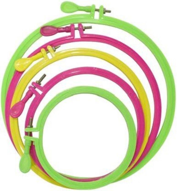 Sigmatech supreme quality embroidery hoop ring frame pack of 5 .(5,6,7,8,9 inches)