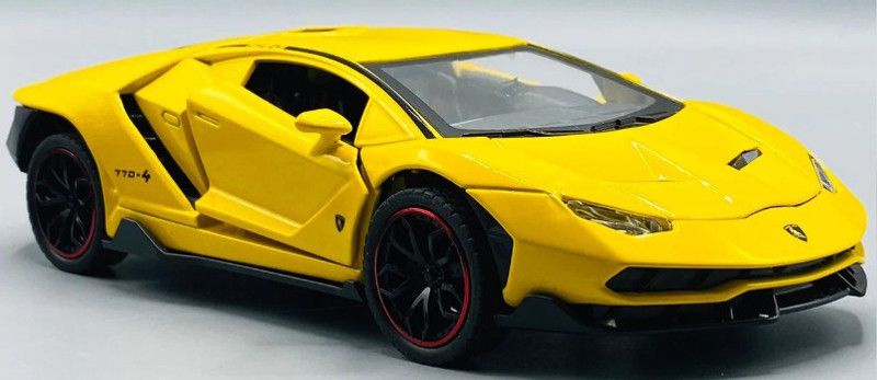 TinyTales Lamborghini Aventador 1:24 Die Cast Yellow 250  (Yellow)