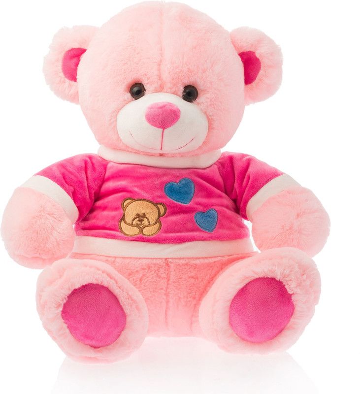 Dimpy Stuff Dimpy Bear W/T-Shirt - 50 cm  (Pink)