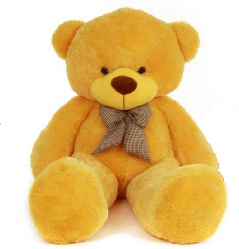 LOVE2SHOP TEDDY BEAR, GORGEOUS LOOKING BEAR FOR GIRLFRIEND, VALENTINES GIFT, GIFT FOR SOMEONE SPECIAL - 152 cm  (Yellow)