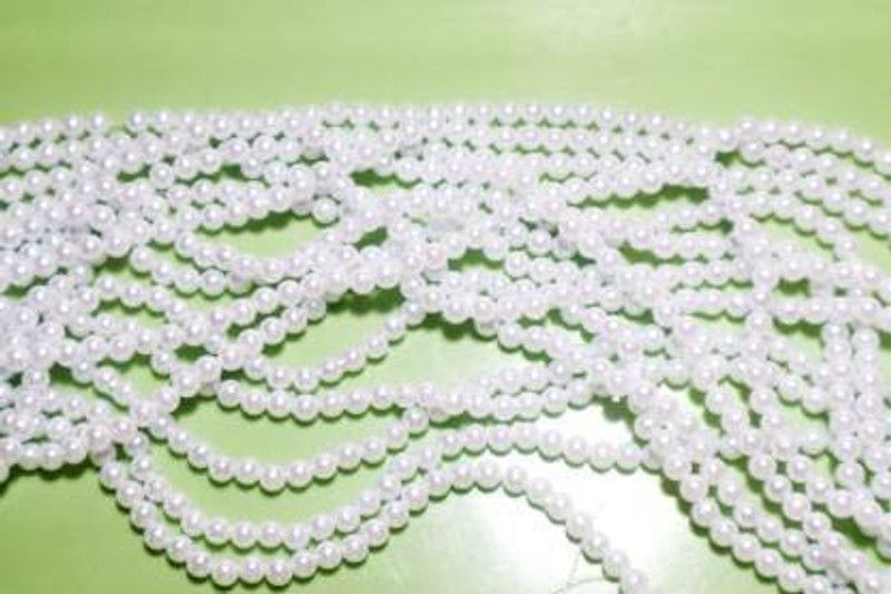 Crafto "1200 beads (approx) white pearl 5 mm for Craft, Jewelry making & Decoration "