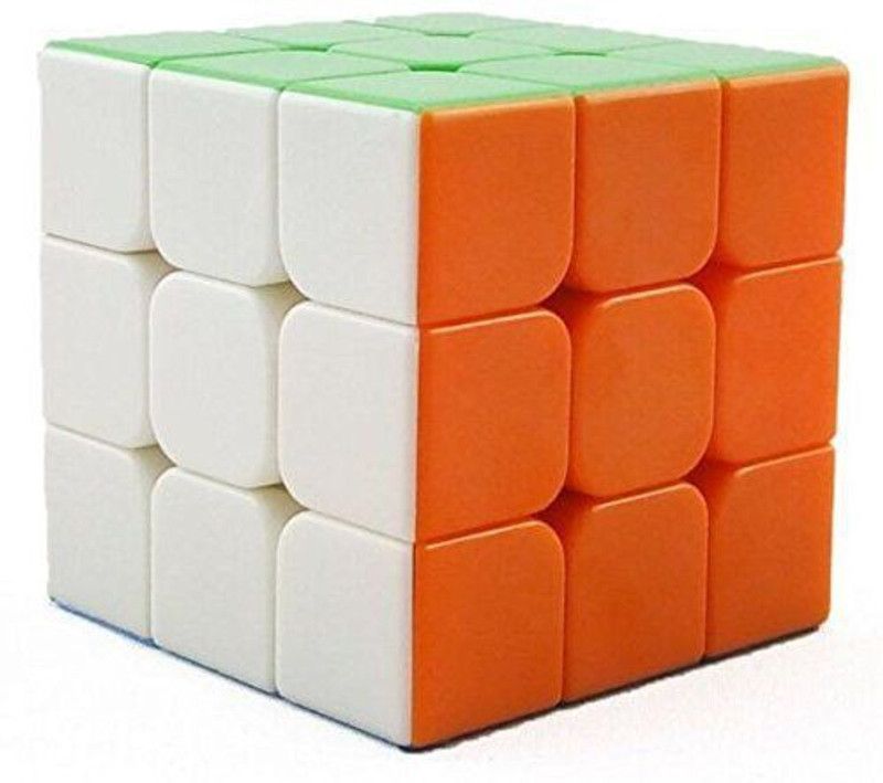 Fun World Speed Magic Stickerless 3x3x3 Cube (1 Piece)  (1 Pieces)