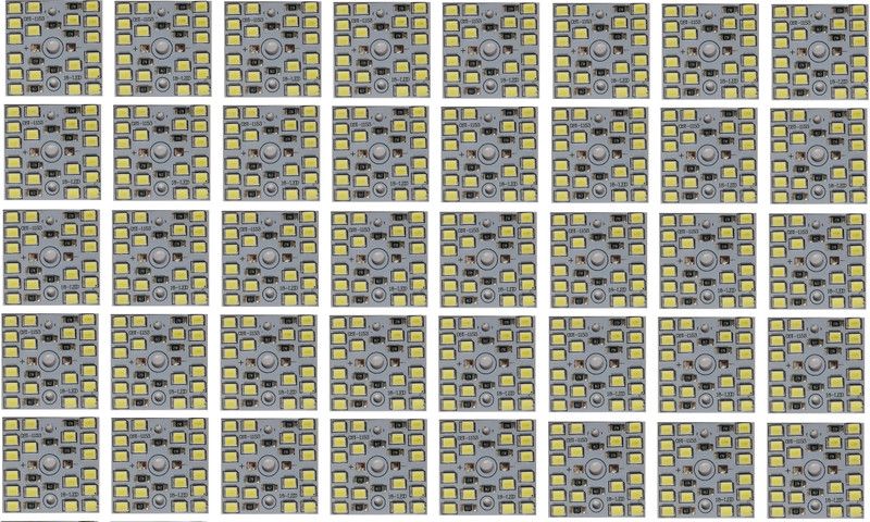 Onas 40 Pcs 12 Volt DC 9 watt Direct on Board Led Bulb Raw Materials White Color Light Electronic Hobby Kit
