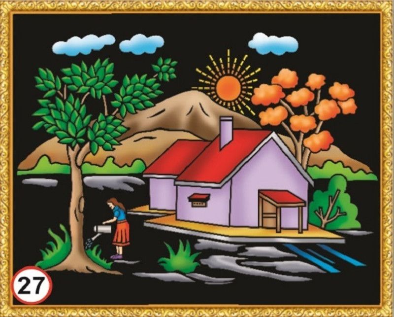 rawzone Emboss Cloth Painting Premium Kit Design - 27