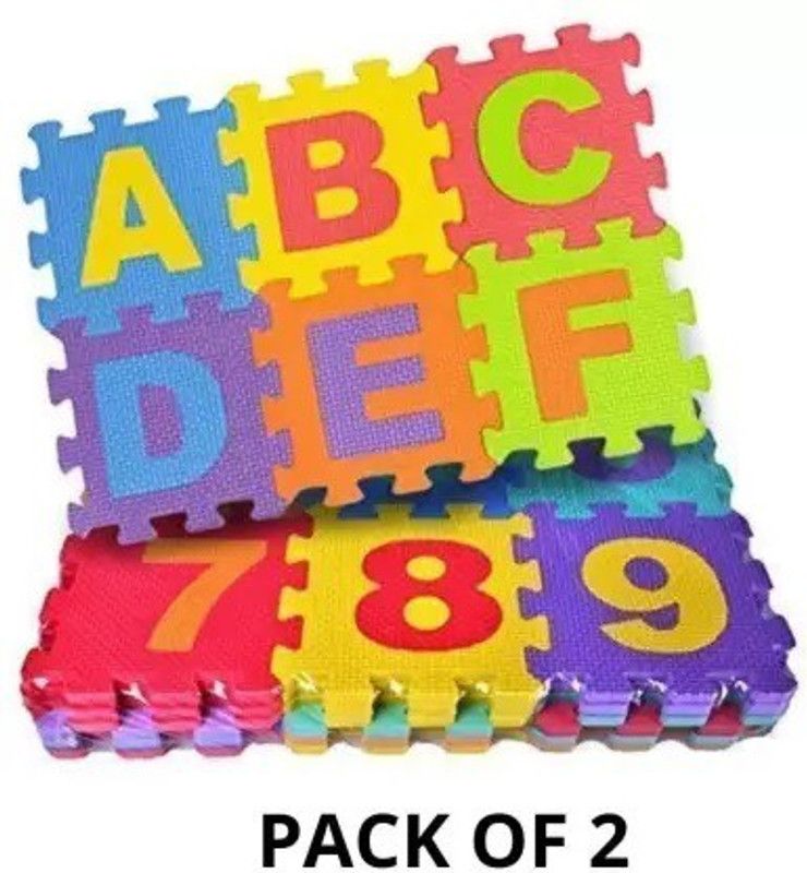 FineArts BEST COMBO Foam ABCD Matt Puzzle  (2 Pieces)