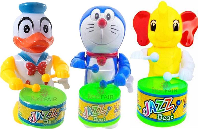 PRIMEFAIR Duck Drum Player Kids Toy Music Sound Drummer with Real Dancing Actions  (Multicolor)