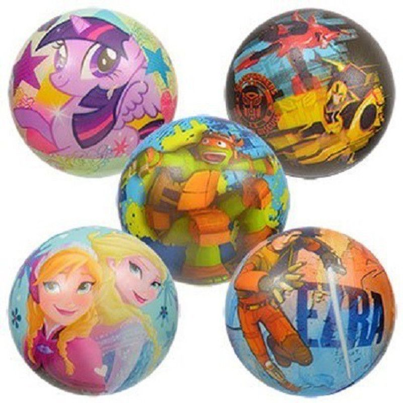 ReneReit Cute Funny Disney Face Squeeze Ball Set of 6 - 5 cm  (Multicolor)