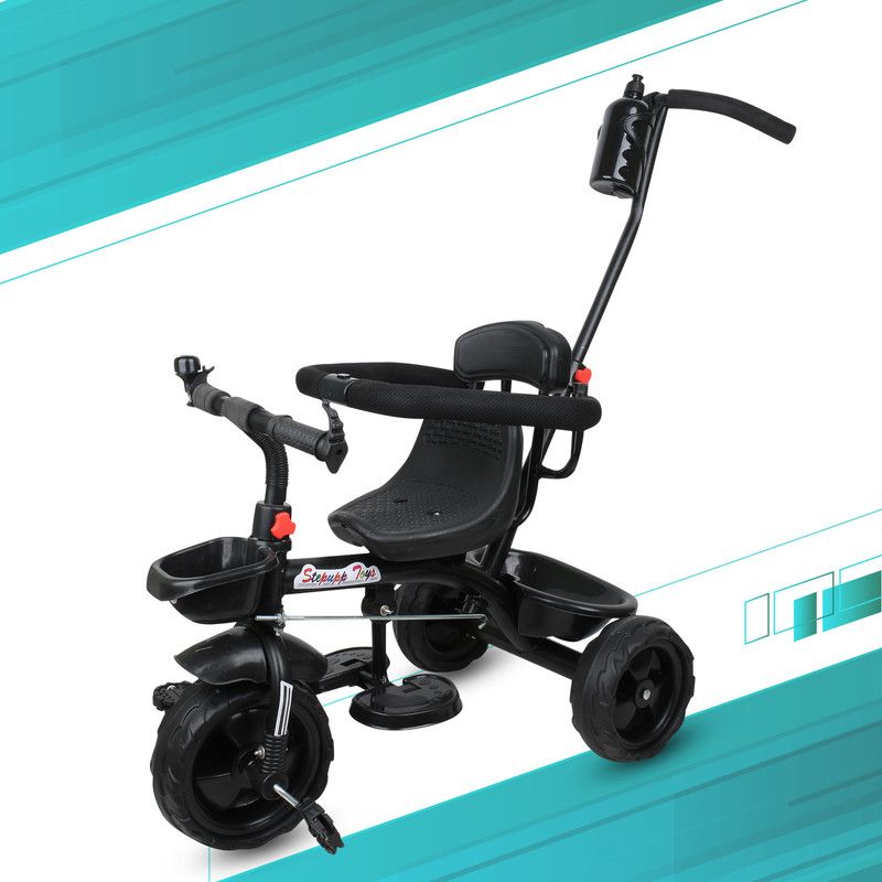 TOYSHOPPEE Best for age 1,2,3,4,5 years kids Tricycle  (Black)