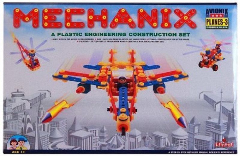 MECHANIX Planes 3 Engineering Construction Set  (Multicolor)