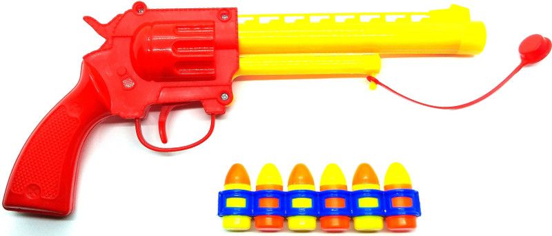 Dynamic Retail Global Gun Toys for Boys With Bullets, Blaster Pistol Shooting Toy Set for Kids, Guns RG20 Guns & Darts  (Red, Yellow)