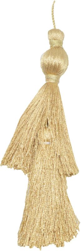 CRAFTLOVE Silk Thread Bead Tassel Pack of 5 Piece(LENGTH :Tassel : 12 cm loop -15.5 cm)