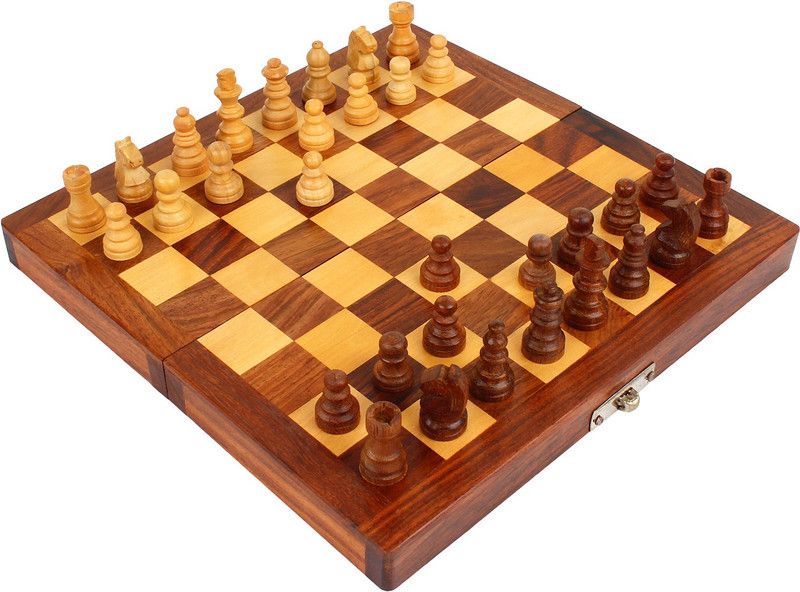 SAGAR Rosewood Chess Board 20cm Board Game Accessories Board Game