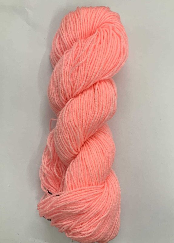 KHUSHA CREATIONS Woolen Hand Knitting Yarn ( Weight : 200 grams , Light Pink Color )