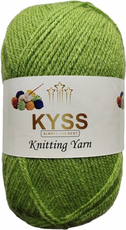 KYSS BlueBell 400 GM (1 BALL, 100 GM EACH)Wool Ball Hand Knitting Wool, Shade No-10