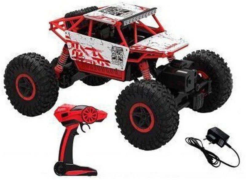 ASIAN HOBBY CRAFTS Waterproof Remote Controlled Rock Crawler RC Monster Truck  (Black & Red)