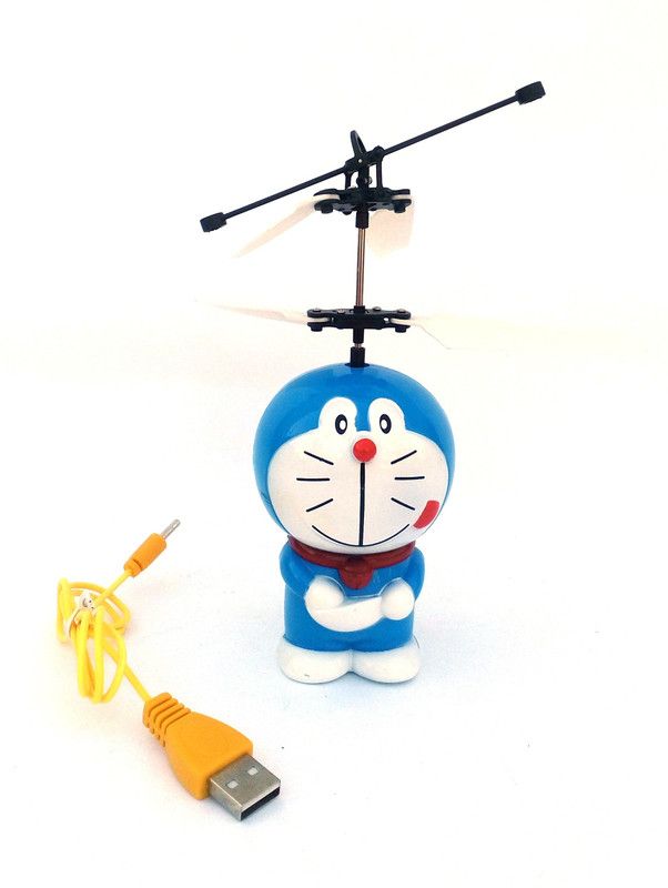 Asa Products doraemon flying sensor operated toy with charger  (multi)