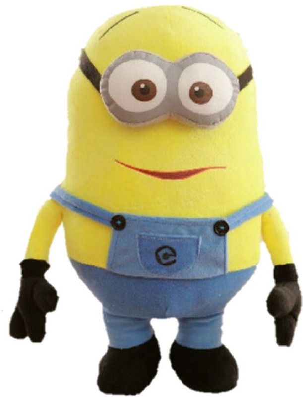 Unbranded Despicable Me Minion Soft Toy 3D Eye Dave - 18 cm  (Yellow)