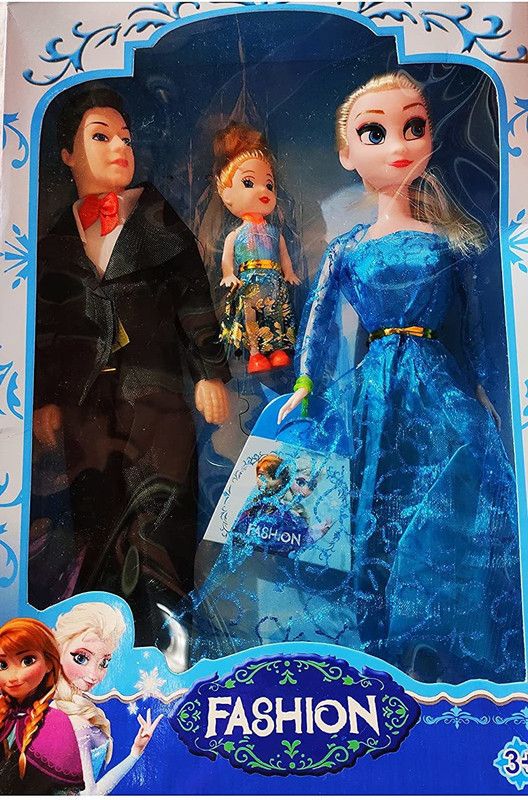 ADR PLAYZONE Sweet Couple Doll Toy Set With Fashion Accessories For Small Baby Girls  (Multicolor)