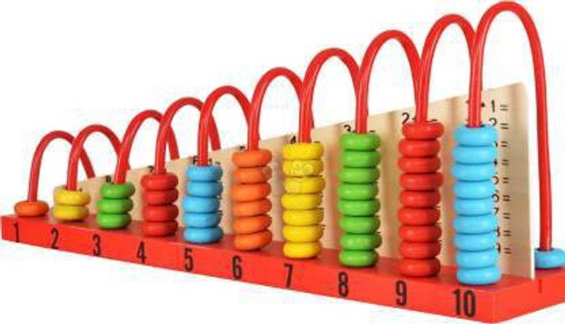 COELON Wooden Learning Early Educational Kit Toy for Kids 3+ Years (Calculation Shelf)  (Multicolor)