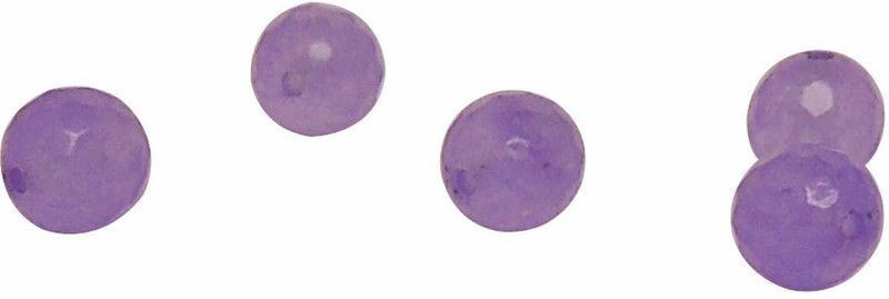 SATYAMANI Heat Processed Charoite Beads Stone 8 mm (Set of 05 pc.)