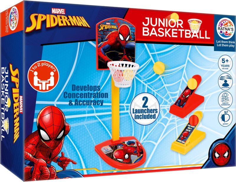 RATNA'S Marvel Spiderman Junior Basketball table top game Basketball