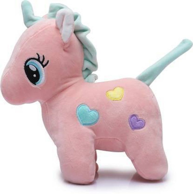 Manjushri Craft Unicorn Stuffed/Soft toys - 25 cm  (Multicolor)
