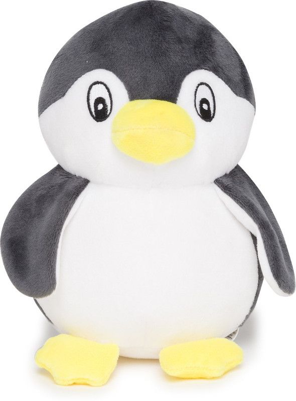 Benny N Bunny Penguin Open Eyes Ash - 19 cm  (Black)