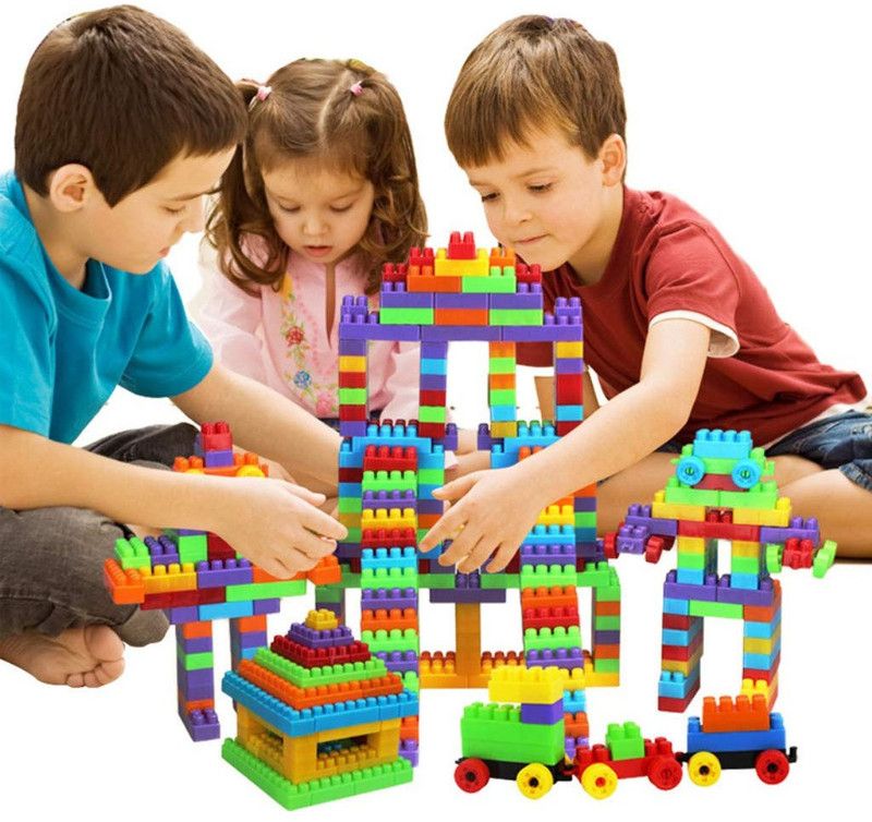 PRRO The Non Toxic Building Block { 92 Pieces +8 } Tyre 100+pieces Plastic Building Blocks Interlocking Feature for Kids Best Gift Toy Multiple Improvement Learning Toy  (Multicolor)