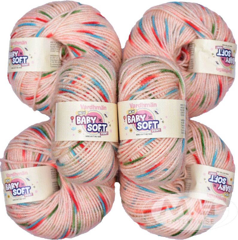 Simi Enterprise 100% Acrylic Wool New Rowan (Pack of 16) Baby Soft Wool Ball Hand knitting wool / Art Craft soft fingering crochet hook yarn, needle knitting yarn thread dyed … - X SM-YY