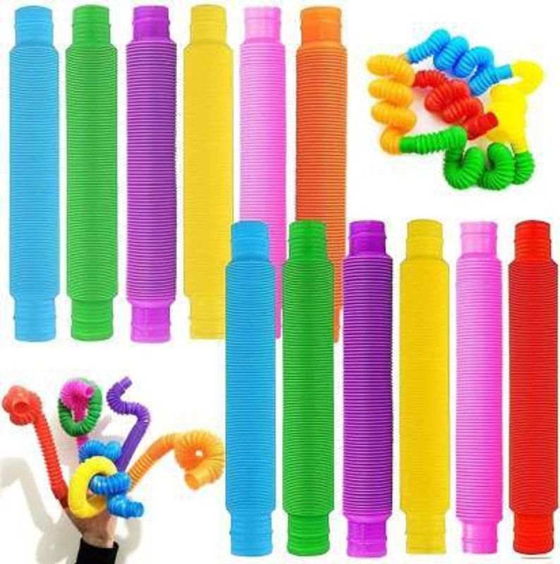 MayaFreaks Tubes, Sensory Fidget Toys for Kids and Learning Toys  (Multicolor)