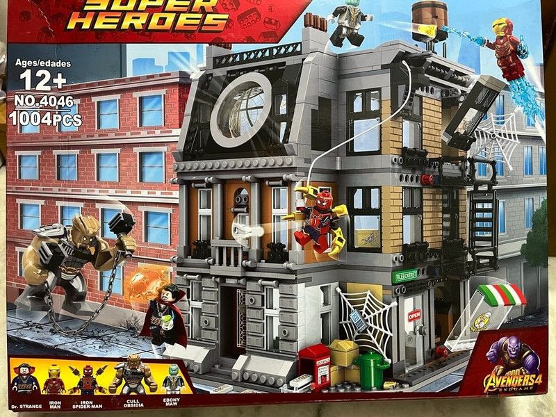FOZZO-SK Avengers Tower Sanctum SUPER Hero Mini Action Figures Toys Building Blocks  (Multicolor)