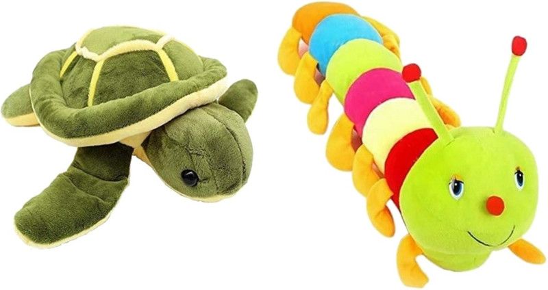 UNIQUE Tortoise with Caterpillar - 10 cm  (Green)