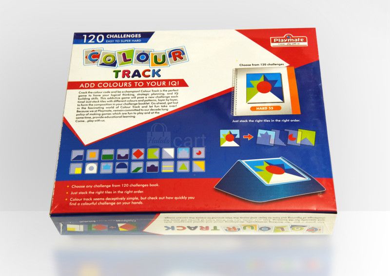 ToyGalaxy PlaymateToys Colour Track Board Game Educational Board Games Board Game