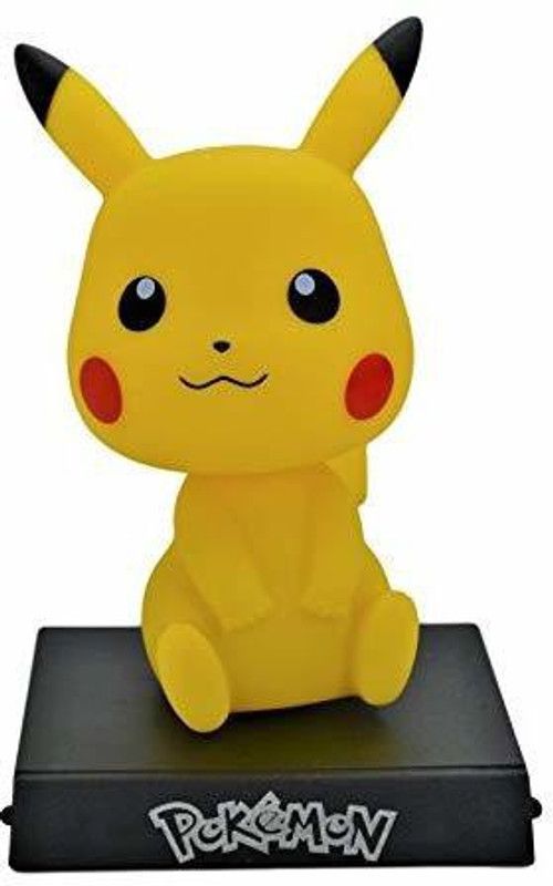 AutoRight Pikachu Pokemon PVC Bobble-Head Figure Car Dashboard Accessories Universal for all Car Models  (Yellow)