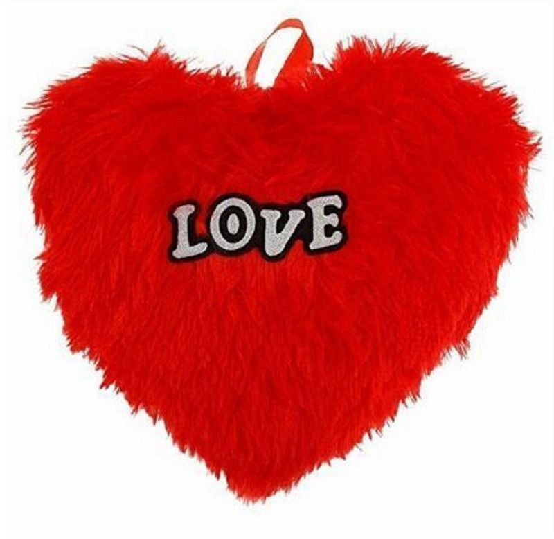 Unbranded ARP Love Heart Shape Pillow Valentine Gift. Soft Toy - 21 cm  (Red)