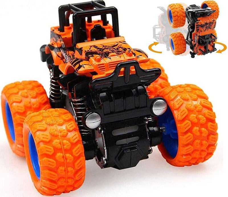 Skkities Push and Go Monster Toy Truck for Kids  (Multicolor)
