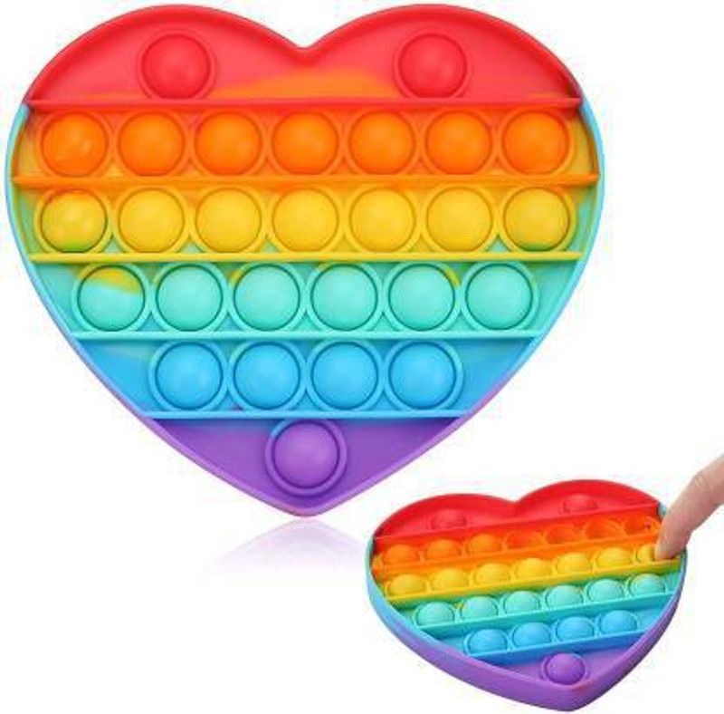 Trifles Pop Push it Fidget Toy Silicone Push pop Bubble Fidget Toy  (Multicolor)
