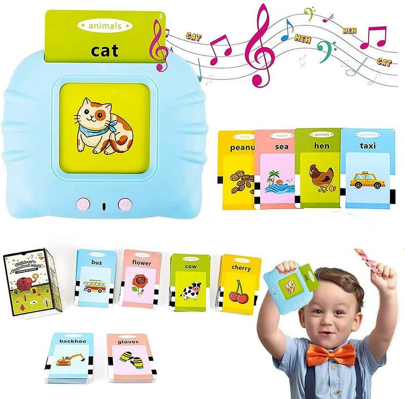 WHITE POPCORN Talking Flash Cards for Kids Educational Toy for Kids - 112 pcs Card  (Multicolor)