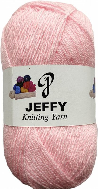 JEFFY BlueBell 600 GM (1 BALL, 100 GM EACH)Wool Ball Hand Knitting Wool, Shade No-1