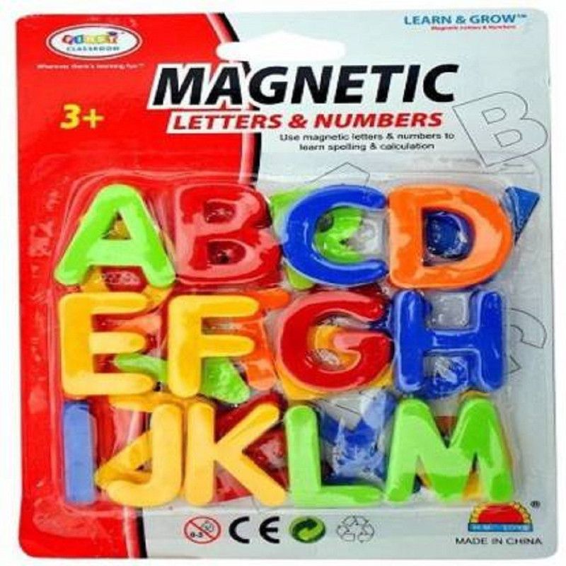 BBS DEAL Magnetic Alphabet Capital Letters (Multicolor)  (Multicolor)