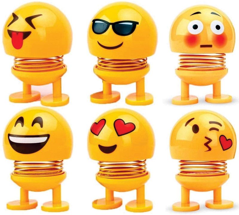 TANTRA Kids Toys Emoji Shaking Head Doll  (Yellow)